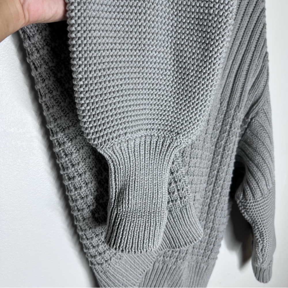 NEW The Knotty Ones Delcia Organic Cotton Sweater Cloud Gray sz M - Picture 5 of 8